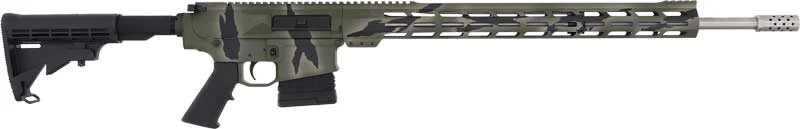 GLFA AR10 RIFLE 243 WIN - 24" S/S BBL 5-RD PURSUIT GRN
