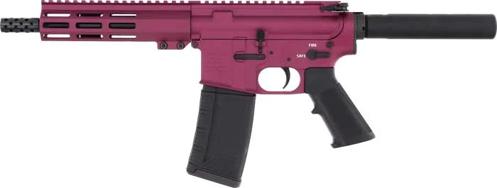 GLFA AR15 PISTOL 223 WYLDE - 7.5" NITRIDE BARREL BLK CHERRY - Image 2