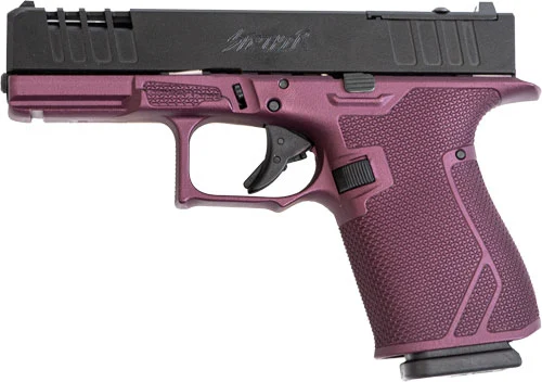 GLFA 19 STRIKER 9MM 4" 15 SHOT - BLACK SLIDE BLACK CHERRY FRAME - Image 2