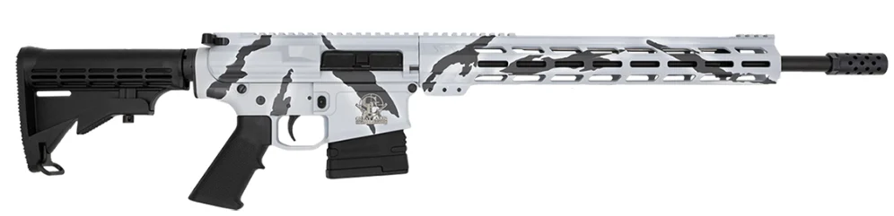 GLFA AR-10 308WIN 18 PURSUIT SNOW CAMO 10RD
