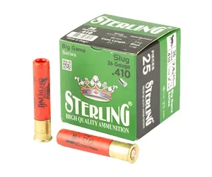 STERLING BIG GAME 410 SLUG 25/500