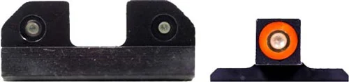 XS R3D FOR GLOCK 42/43/43X/48 - 3-DOT ORANGE TRITIUM SET