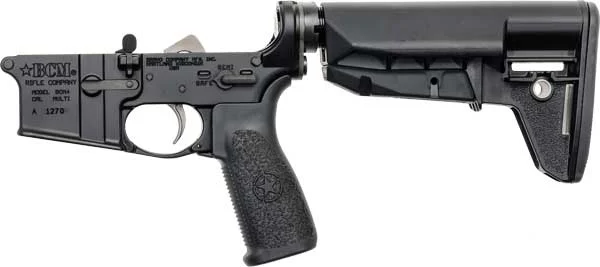 BCM LOWER GROUP AR-15 5.56MM - W/BCM MOD-2 SOPMOD BLACK