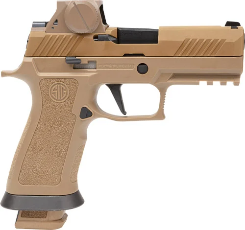 SIG M18 X SERIES RX 9MM 3.9" - (3)21RD ROMEOM17 COYOTE X-GRIP