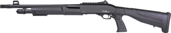 IVER JOHNSON PUMP 12GA 3" 18" - CYL BLUED QD PISTOL GRIP STOCK