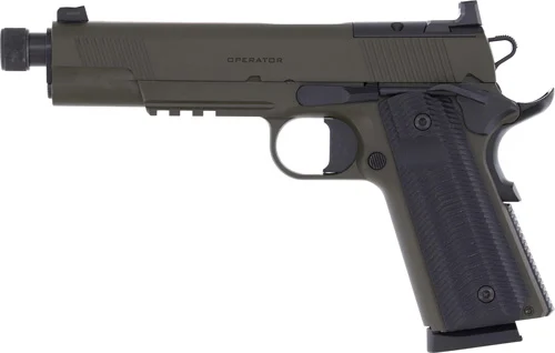 SPRINGFIELD 1911 OPERATOR AOS - 45 ACP 5" 8RD GREEN THREADED - Image 2