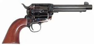 CIMARRON FRONTIER 38SPL/357MAG - PW FS 5.5" CC/BLUED WALNUT