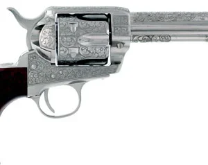 CIMARRON BUFFALO BILL CODY - 45LC 5.5" ENGRAVED NICKEL