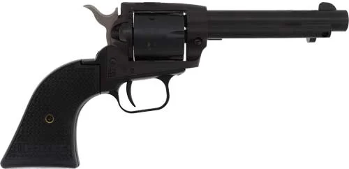 HERITAGE 22LR/22WMR BLACK - 4.75" STEEL FRAME POLYMER GRIP