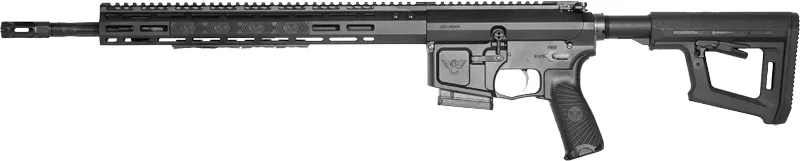 WILSON DMR 223 WYLDE 18" - FLUTED Q-COMP 10 RD BLACK - Image 2