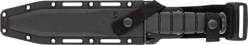 KA-BAR FIGHTER KNIFE 8" - STRAIGHT EDGE W/PLASTIC SHEATH