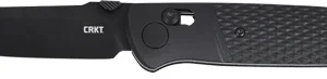 CRKT COUNTERPART 3.38" PLAIN - EDGE BLACKOUT CROSSBAR LOCK