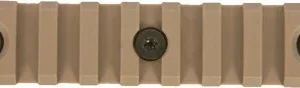 BCM RAIL SECTION--NYLON KEYMOD - 4" RAIL FDE