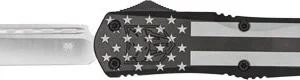 COBRATEC LARGE FS3 OTF BLACK - OUT FLAG 3.5" D2 TANTO NS