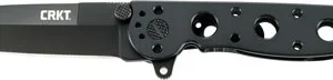 CRKT M16-03KS 3.5" PLAIN EDGE - SPEAR POINT BLACK BLADE
