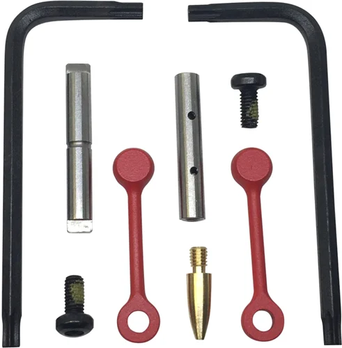 KNS PIN KIT NON-ROTATING - GEN2 MOD2 AR15/M16 .154 RED
