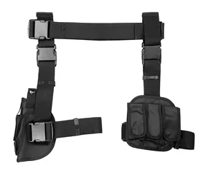NCSTAR DROP LEG HOLSTER MAG HLDR BLK