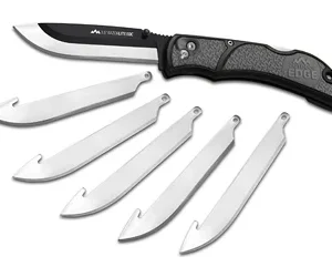 OD EDGE RAZOR-EDC LT 3.5" 6 BLDS GRY