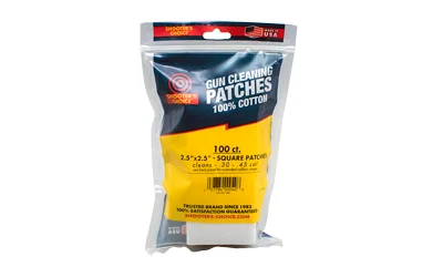 OTIS 2.5" SQ CLEANING PATCHES 100CT