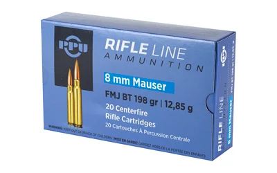 PPU 8MM MAUSER FMJ 198GR 20/200 - Image 3