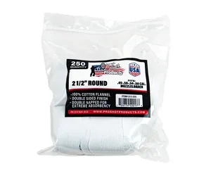PRO-SHOT PATCH .45-.58CAL 2 1/2" 250