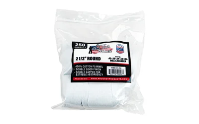 PRO-SHOT PATCH .45-.58CAL 2 1/2" 250