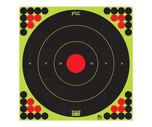 PRO-SHOT TARGET 17" GRN BULLSEYE 5PK