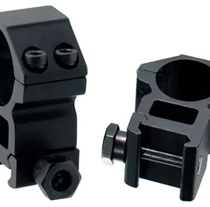 UTG RINGS 30MM HIGH PROFILE - MATTE BLACK PICATINNY/WEAVER