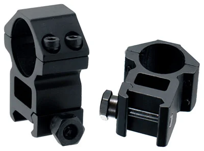 UTG RINGS 30MM HIGH PROFILE - MATTE BLACK PICATINNY/WEAVER