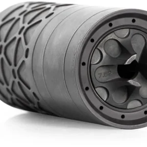 RUGGED SUPPRESSORS AXIAL 762 - M2 BRAKE & HIDER CAP R.U.M BLK