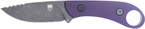 COBRATEC D2 SKINNER 3.75" FULL - TANG PURPLE G10 W/KYDEX SHEAT