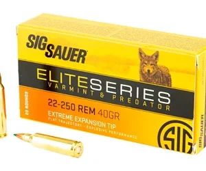 SIG AMMO 22-250REM 40GR V&P 20/200