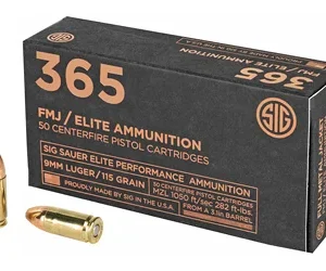 SIG AMMO 9MM 115GR FMJ 50/1000