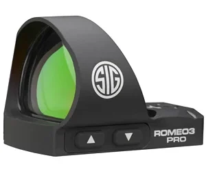 SIG ROMEO3 PRO 3MOA RED DOT BLK