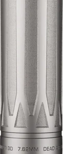 DEAD AIR SILENCERS NOMAD TI XC - 7.62MM XENO ADAPTER SILVER