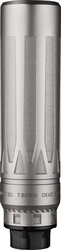 DEAD AIR SILENCERS NOMAD TI XC - 7.62MM XENO ADAPTER SILVER