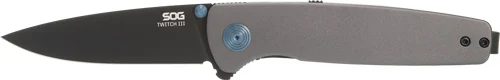 SOG KNIFE TWITCH III 3.1" SPRG - ASST GRAY/BLUE/BLACK - Image 2