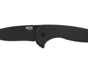 SOG AEGIS FLK 3.25" DROP PT BLK