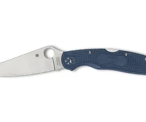SPYDERCO POLICE 4 LTWT 4.38" BLU/SLV