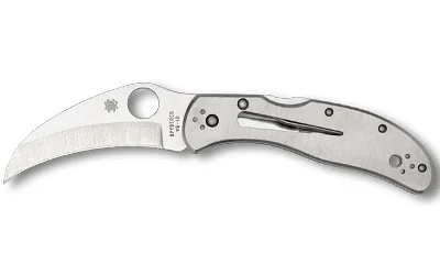 SPYDERCO HARPY CLIPIT SS 2.75" SILV