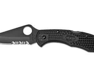 SPYDERCO DELICA4 COMBO BLADE BLK