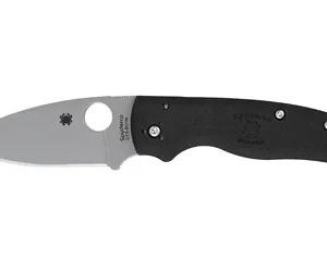 SPYDERCO SHAMAN LTWT 3.58" BLK/SLV