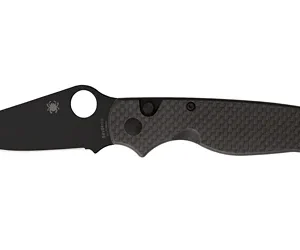 SPYDERCO BUTTONUP CF PE 3.27" BLK