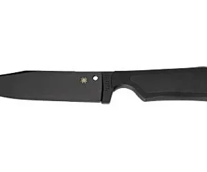 SPYDERCO STREET BOWIE BLK W/SHEATH