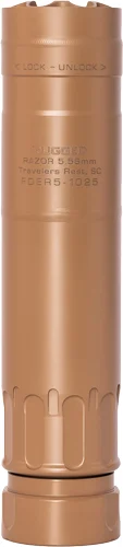 RUGGED SUPPRESSORS RAZOR 556 - HI-TEMP CERAKOTE FDE