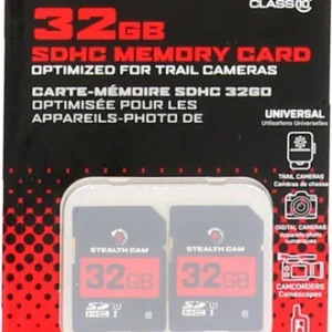 STEALTH CAM SDHC MEMORY CARD - 32GB 2PK SUPER SPEED CLASS 10