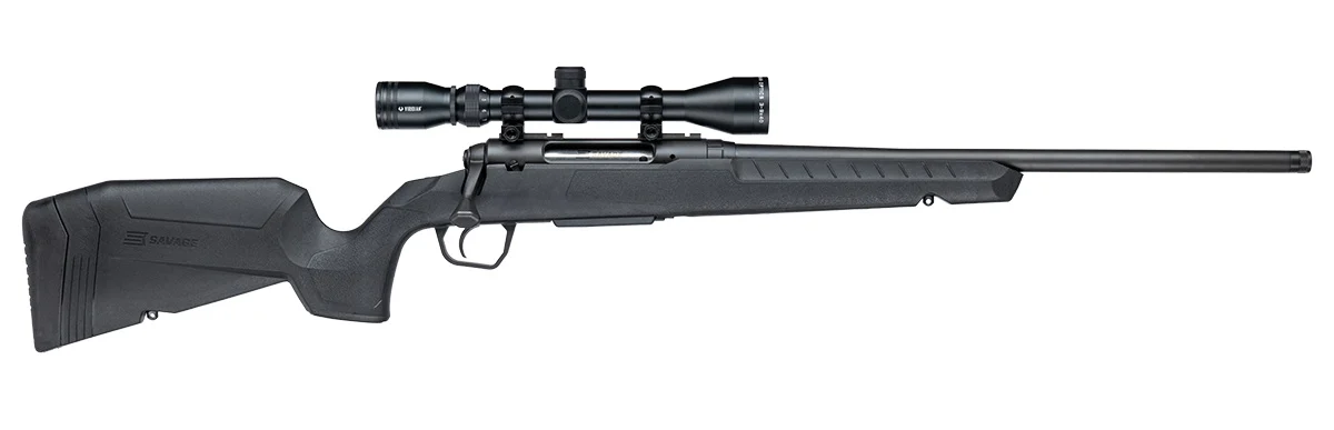 SAVAGE ARMS AXIS 243WIN BL/SYN CPT PKG TB