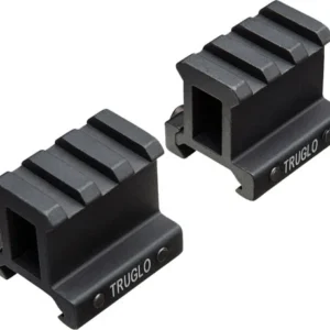 TRUGLO 2-PIECE PICATINNY RISER - MOUNT 1" RISE 1.36" LENGTH