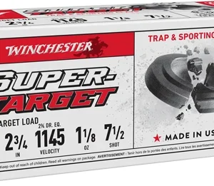 WINCHESTER TARGET 12GA 2.75" - 1-1/8OZ #7.5 1145FPS 200RD CAS