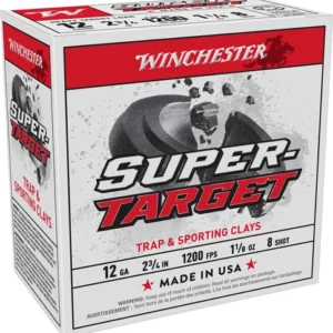 WINCHESTER TARGET 12GA 2.75" - 1-1/8OZ #8 1200FPS 250RD CASE